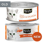 Kit Cat Grain Free Tuna & Salmon Topper Wet Cat Food 80G
