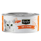 Kit Cat Grain Free Tuna & Salmon Topper Wet Cat Food 80G
