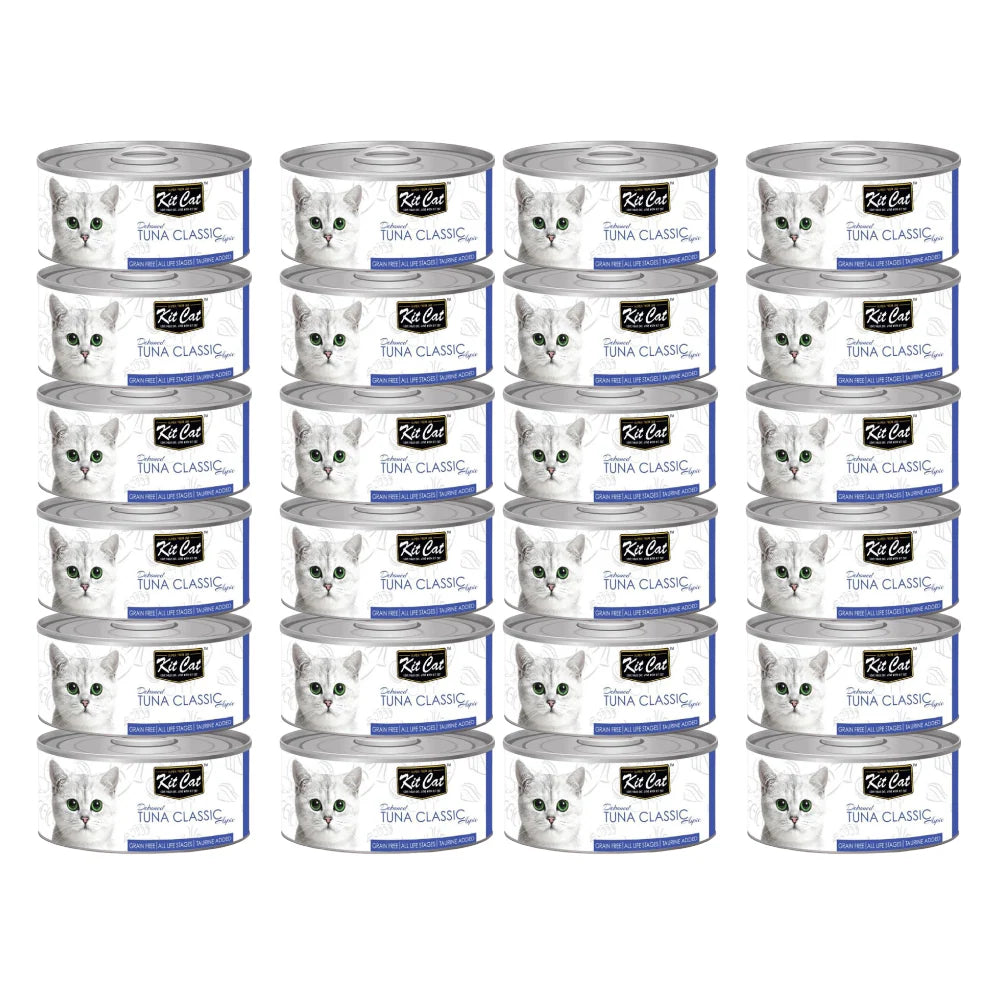 Kit Cat Grain-Free Tuna Classic Topper Wet Cat Food