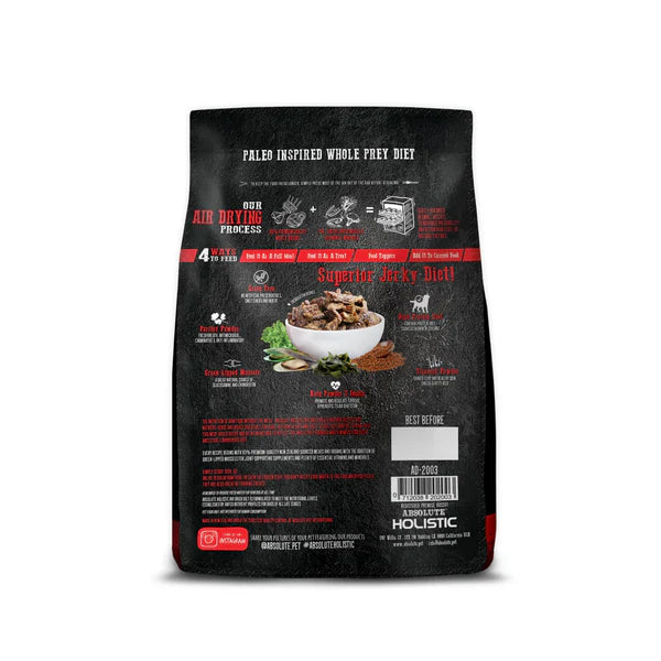 Absolute Holistic Air Dried Dog Food Beef & Venison