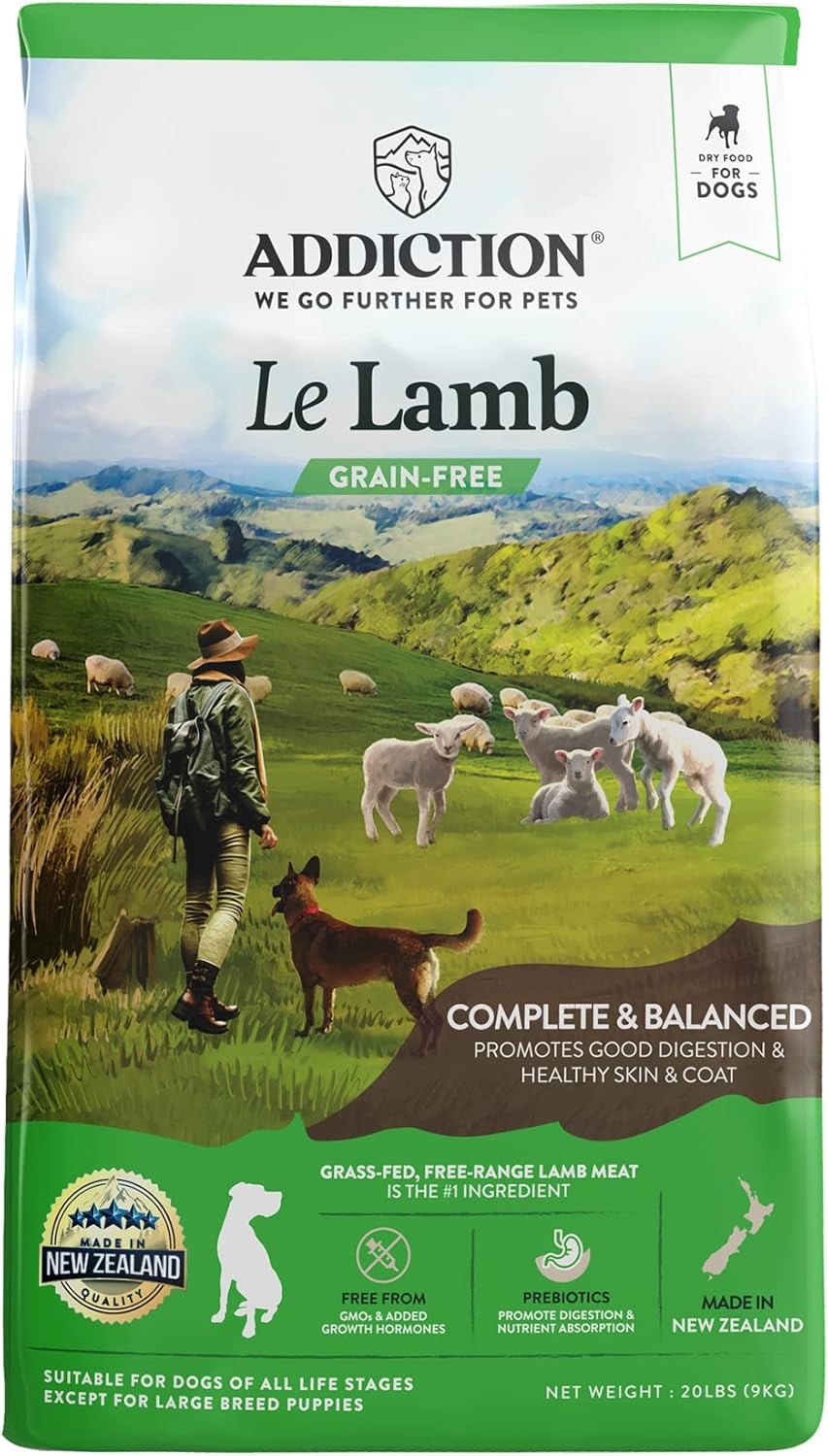 Addiction Le Lamb Dry Dog Food - 20LBS