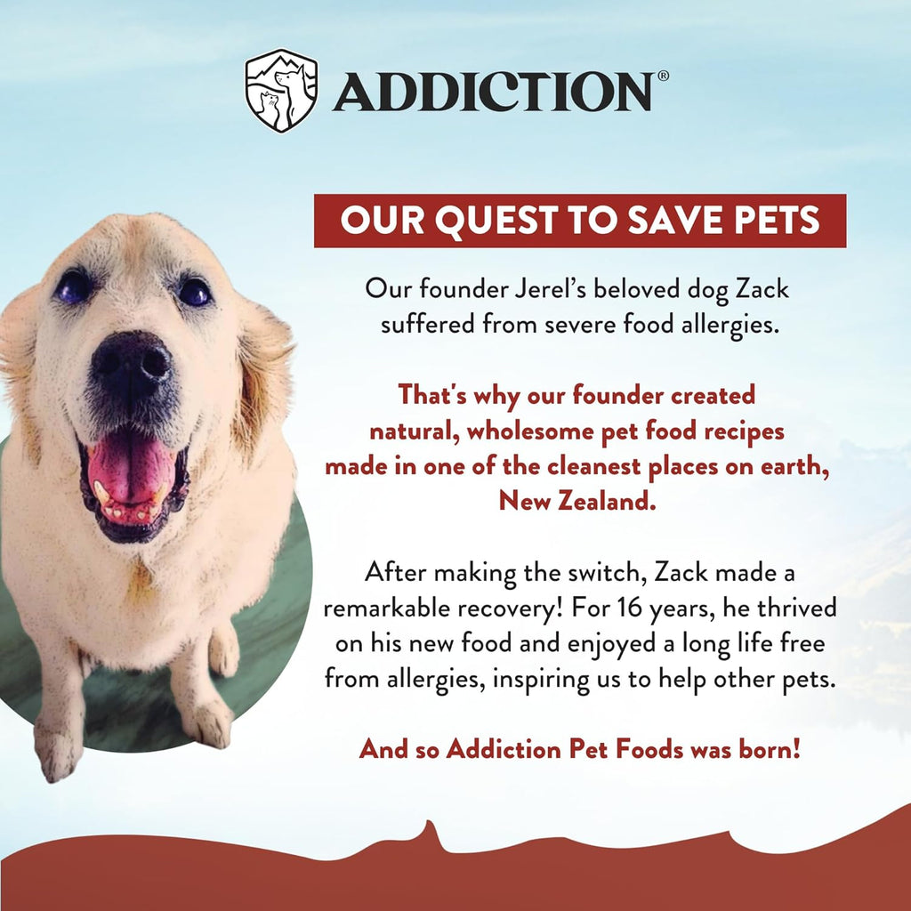 Addiction Viva La Venison Dry Dog Food - 4LBS
