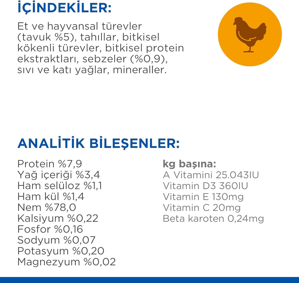 Hill's Science Plan Sterilised Cat Young Adult Cat Food with Chicken Pouch 85 grams (Pack of 12 pcs)