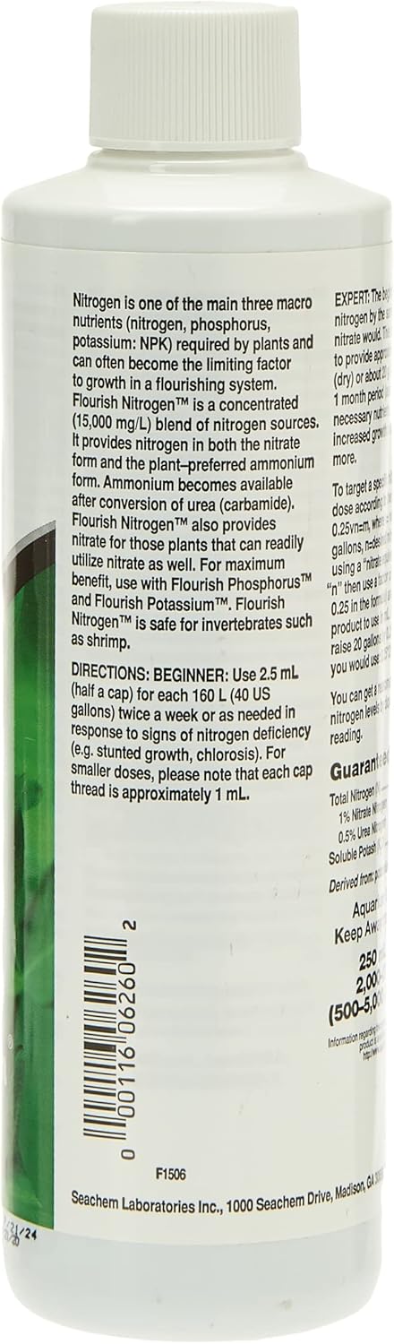 Flourish Nitrogen - Aquarium Nitrogen Supplement - Seachem