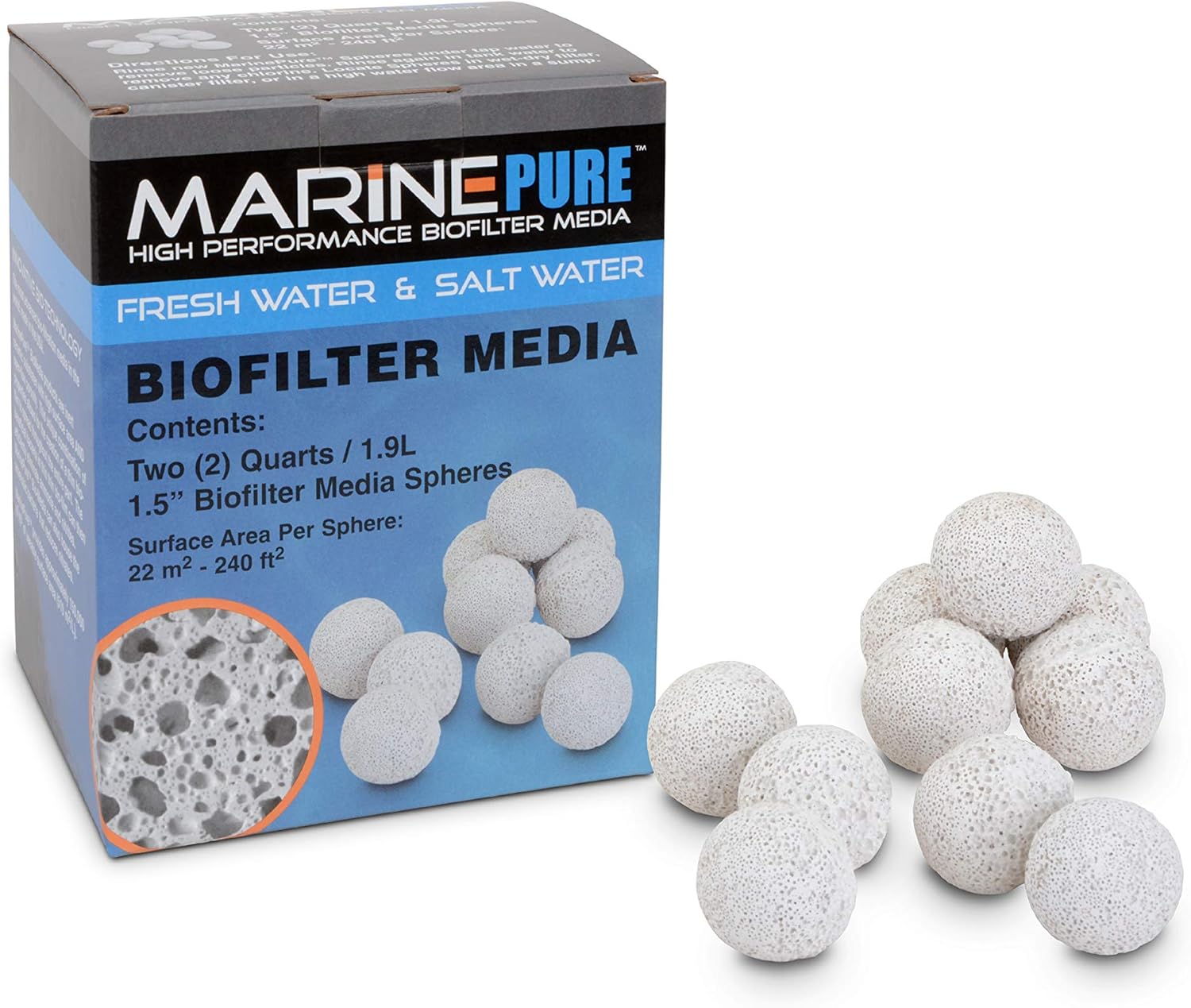 DYMAX Bio Sphere Filter Media