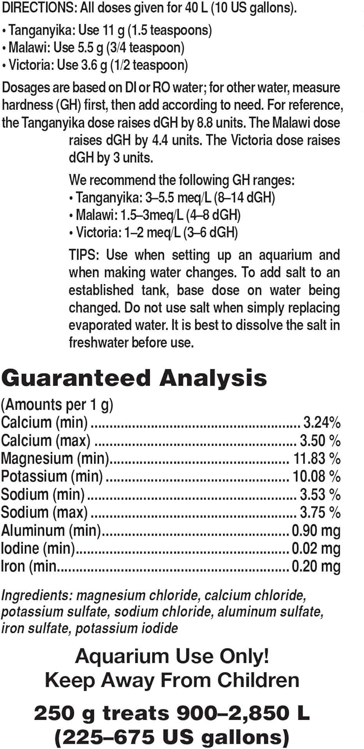 Cichlid Lake Salt - Seachem
