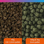 NT Labs Pro-f Cichlid Green 33 Granule Fish Food 40G