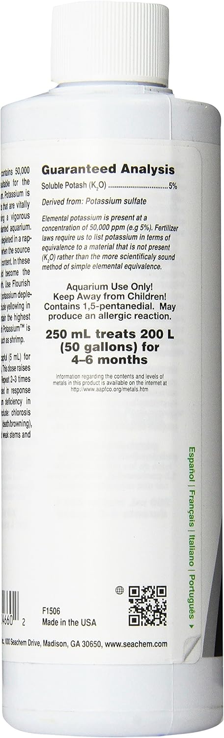 Flourish Potassium Supplement - Seachem
